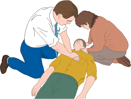 Hartmassage en beademing